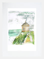 Co Derry - Mussenden Temple White Frame