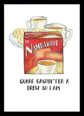 Drinks - Nambarrie Tea-A2 -Black Box Frame