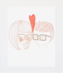 Nerd Kiss Unframed