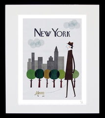 New York Black Frame 20x25