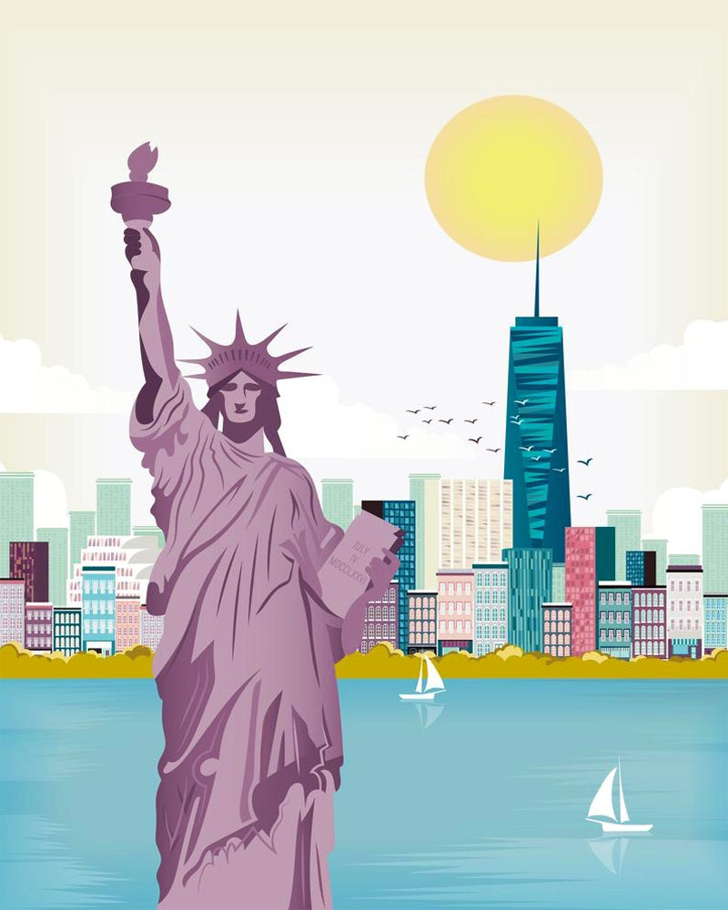 Statue of Liberty, Statue of Liberty Graffiti Print, Travel Print, Travel Decor, Travel Poster, New York City Print, popular New York City, Pop Art