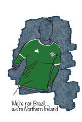 Northern Ireland Footballer Unframed