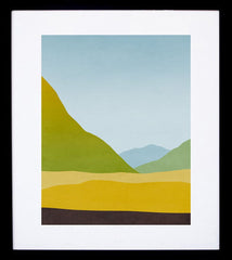 Norwegian Mountains Black frame