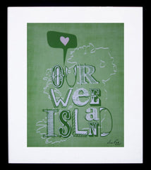 Ireland Our Wee Island Framed