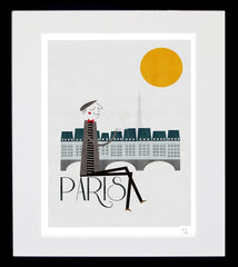 Paris Black Frame 20x25