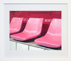 Paris In Pink - Metro Seats Frame White 