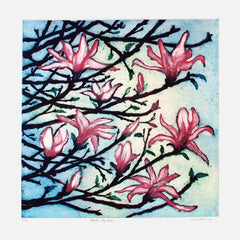 Pink Magnolias Unframed