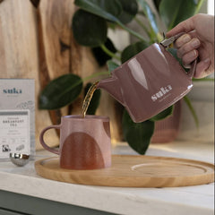 Suki Teapot Plum