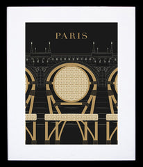 Paris Illustrations - Pont Neuf Framed