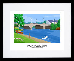 Co Armagh - Portadown-30 x 40-Black Box Frame (With Mount)