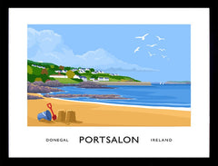 Co Donegal - Portsalon Frame Black 40x30 No Mount