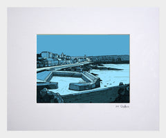 Series 1 - Portstewart-16 x 11.5-Small Flat White Frame