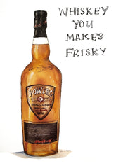 Drinks Whiskey - Powers Unframed