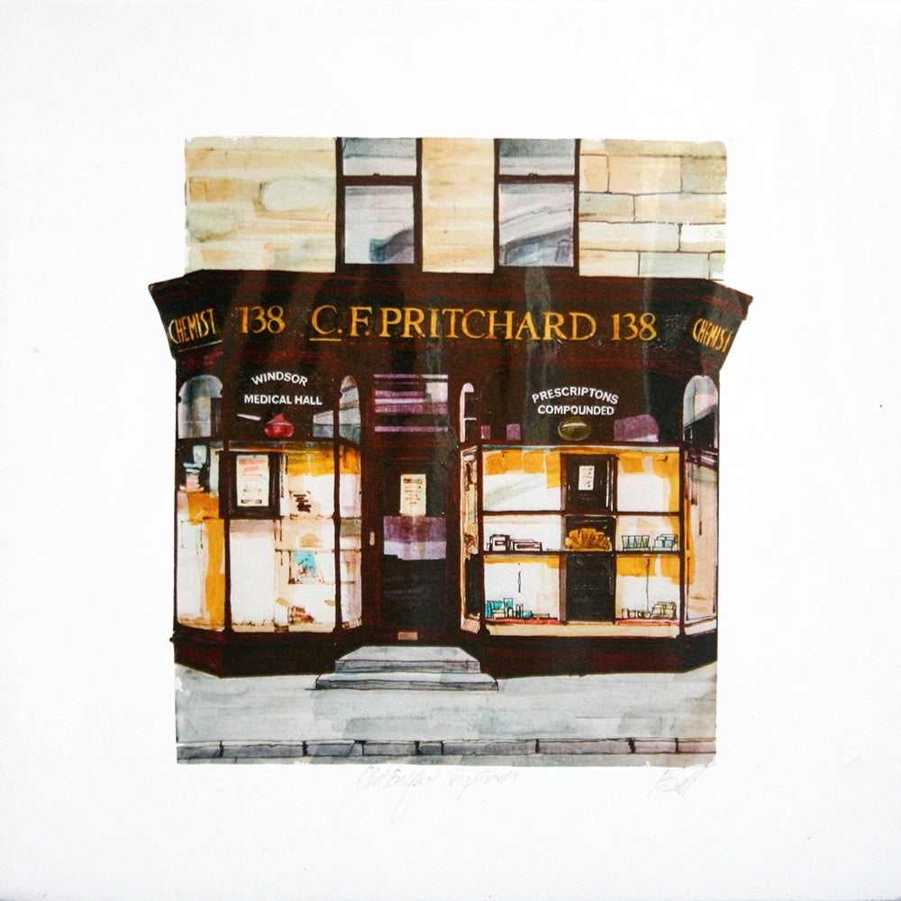 Old Belfast Shopfronts - Pritchard Unframed