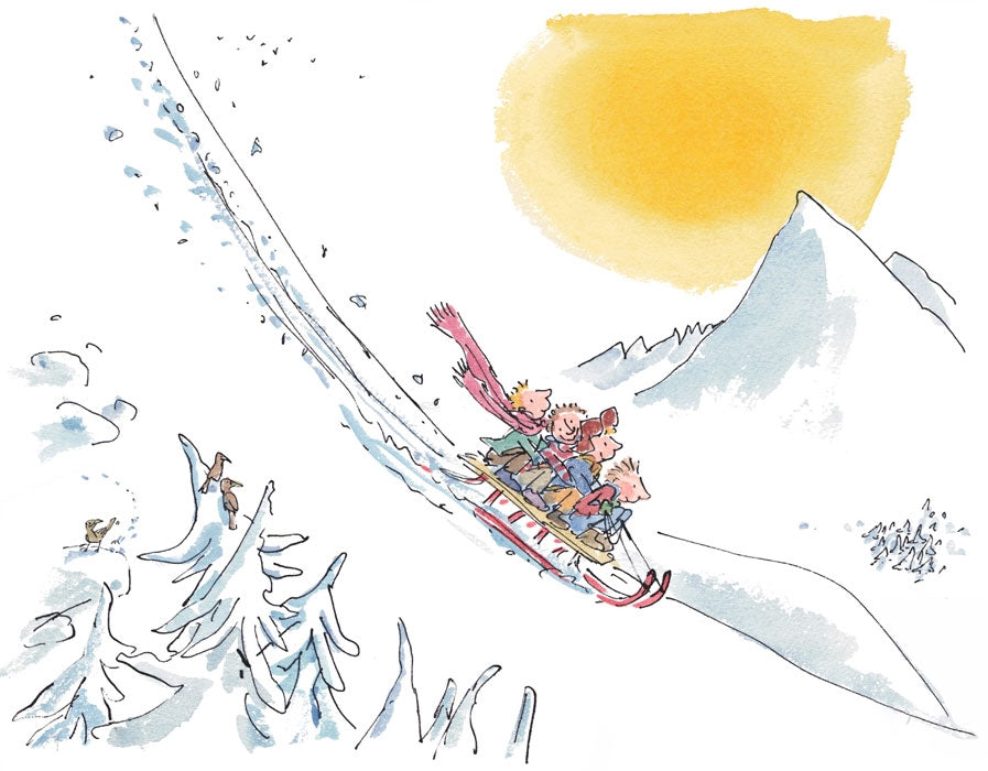 Quentin Blake - Let's See How Fast Our Sledge Will Go