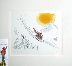 Quentin Blake - Let's See How Fast Our Sledge Will Go Unframed