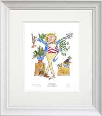 Quentin Blake 90th Birthday - Mister Magnolia - Framed