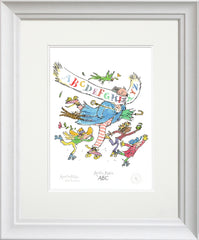 Quentin Blake 90th Birthday - Quentin Blake's ABC - Framed