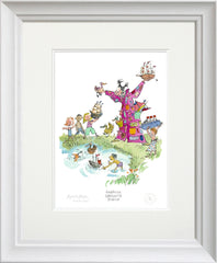 Quentin Blake 90th Birthday - Angelica Sprocket's Pockets - Framed