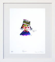 Queen White Frame