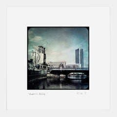 Belfast - Queen's Bridge-Available In One Size Only-White Box Frame (No Mount)