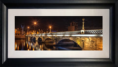 Belfast - Queen's Bridge - Ltd Edition Chunky Black Frame