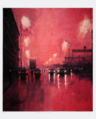 Print - Queens Road, Belfast-57 x 65-Unframed