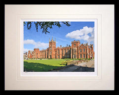 Belfast - Queen's University  Frame Black Box Framed 36X30