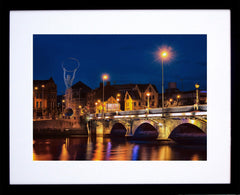 Belfast - Queen's Bridge Black Frame