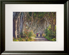 Co Antrim - Quiet Reflection The Dark Hedges Frame Black Moulded 60x47.5