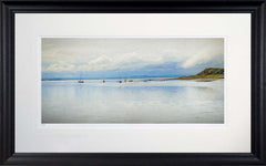 Co Down - Quiet Times Kircubbin Frame Black Moulded 71X45