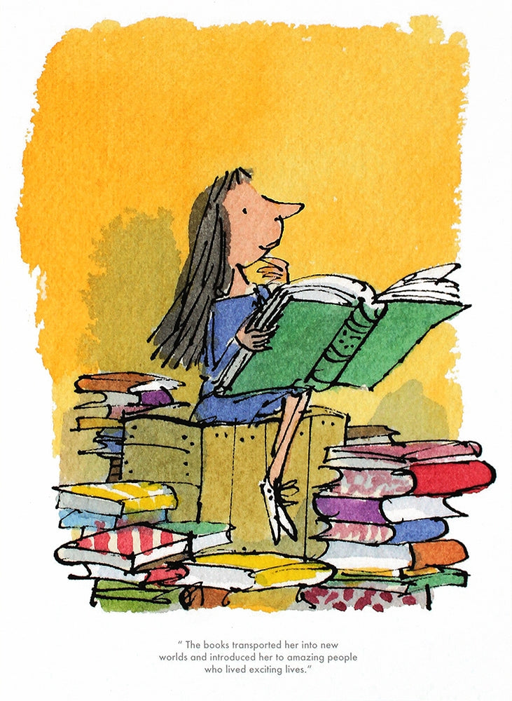 Roald Dahl Matilda - The Books Transported Her