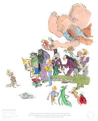 Roald Dahl And Quentin Blake 40th Anniversary