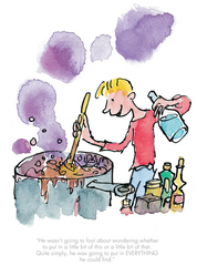 Roald Dahl George's Marvellous Medicine - He Put in Everything He Could Find