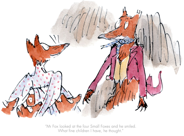 Roald Dahl Fantastic Mr Fox - Looked at the Four Small Foxes