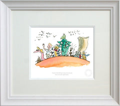 James and the Giant Peach - Everyone Around Here is loved - Framed