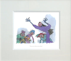 Roald Dahl The Witches - There Are Witches Everywhere Unframed