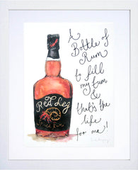 Drinks Rum - Red Leg Spiced Rum White Frame