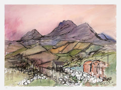 Print - Red Barns, Slieve Binnian Unframed