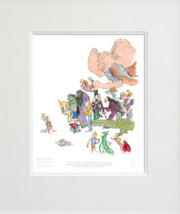 Quentin Blake - 40th Anniversary Unframed