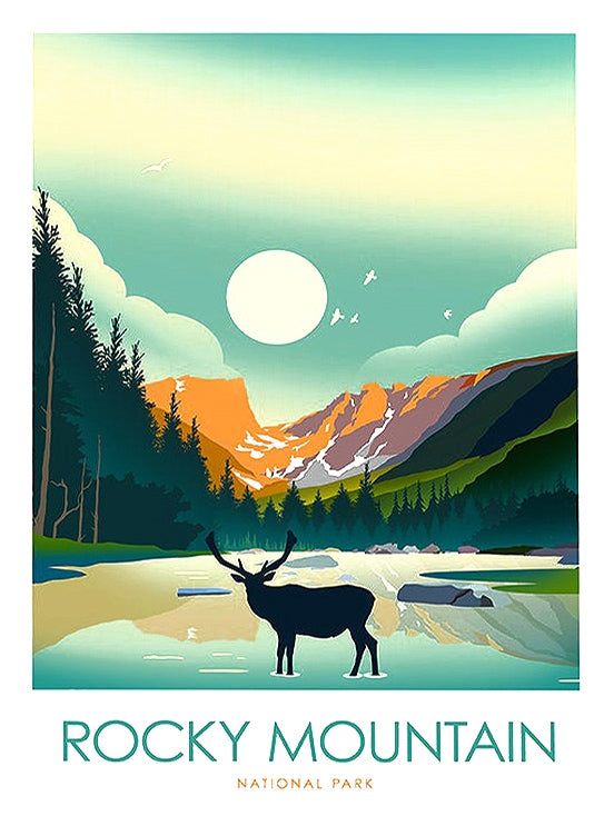 National Park - Rocky Mountain - Unframed