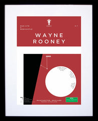 Man Utd - Wayne Rooney vs Newcastle 2005 30x42 with mount