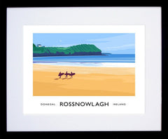 Co Donegal - Rossnowlagh Frame Black 40x30 With Mount