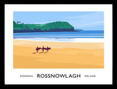 Co Donegal - Rossnowlagh Frame Black 40x30 No Mount