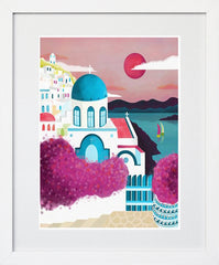 Santorini Frame White 18x25