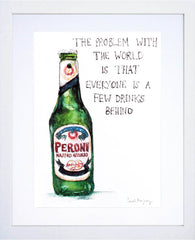 Drinks Beer - Peroni White Frame