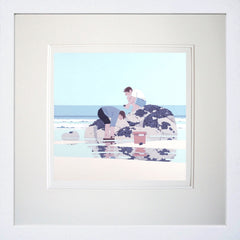 Mussel Pickers Framed