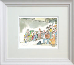 Signed Quentin Blake - School Fancy Dress Framed