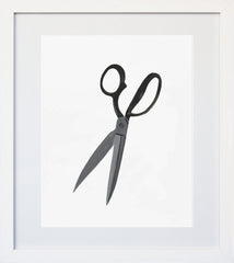 Scissors White Frame