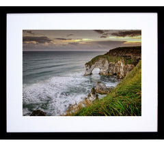 Sea Arch at Dunluce Black Frame